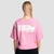 GymBeam Women‘s Girls Club Boxy T-shirt Pink