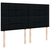 vidaXL vidaXL Box spring postelja z vzmetnico črn 200x200 cm blago, (21304853)