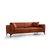Atelier del Sofa Trosed na razvlačenje Horizon 95x77x230cm Bronzani