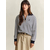 GANT Majica temno modra/bela