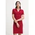 Obleka Tommy Hilfiger rdeča barva, WW0WW45740