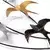 Wallity Zidna dekoracija Flock of Swallows 2, 45 x 104 x 8 cm, Šarena