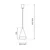Luster na sajli CAPITAL 1xGX53/15W/230V, prečnik 17 cm, plava