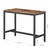 Songmics Barska miza, 120x60x90 cm, rjava