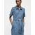Calvin Klein Jeans Dolga srajca RADIO BLUES  moder denim