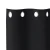 Zavjese za blackout s prstenovima 2 pcs Crna 245 x 140 cm