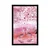 Plakat čaplje pod čarobnim drevesom v rožnati varianti - 40x60 white