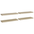 Den Stenske police 4 kosi barva hrasta 80x23,5x3,8 cm MDF