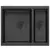 granitni umivalnik Logan 150 Black