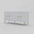 Hanah Home Konzola Owen, 150x79x40 cm, Antracit-srebrne boje