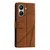 Rjava Flip Line torbica (Xiaomi Redmi 13C 4G)