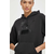 Dukserica Puma CLASSICS Shiny Logo Hoodie za žene, boja: crna, s kapuljačom, s tiskom, 625595
