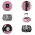 MyValice Set kofera 8111, 3 dela, Rose Gold