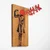 Wallity Zidna dekoracija Banksy - 16, 99 x 34 cm,  Smeđa