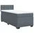 Vidaxl Box spring postelja z vzmetnico temno siva 80x200 cm žamet