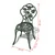 3-dijelni bistro set od lijevanog aluminija zeleni