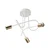 Plafonski luster OXFORD 3xE27/15W/230V mesing/bela