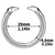 Kiotos Glans Penis Ring Silver