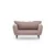 Atelier del Sofa Dvosed na razvlačenje Vino 150x85x60cm Krem