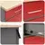 Radni ormar s ladicama 4 pcs Crvena i siva 200 x 55 x 85 cm