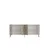 Hanah Home komoda Moka 150, 150 cm, bela / travertin / srebrna