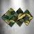 Wallity slika 4MDF587687, 60x115 cm, 4 dijela