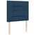 Vidaxl Box spring postelja z vzmetnico moder 120x200 cm blago