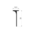 Profil alu. 30mm t- 01 - 0.65m za radne ploče