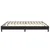 Vidaxl Box spring postelja brez vzmetnico črna 200x220 cm žamet