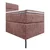 Esposa BOXSPRING POSTELJA 160 cm  x 200 cm , tekstil vinsko rdeča