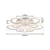 JUST LIGHT. 15268-16 - LED plafonsko svetlo CRYSTALLO LED/48,5W/230V belo