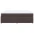 Vidaxl Box spring postelja z vzmetnico temno rjava 180x200 cm blago