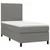 vidaXL vidaXL Box spring postelja z vzmetnico temno siva 80x200 cm blago, (20789936)