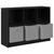 Kreveta s ladicama Crni hrast 88,5 x 27,5 x 63,5 cm