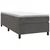 Vidaxl Box spring postelja z vzmetnico temno siva 90x200 cm žamet