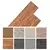 Podne daske 18 pcs Smeđa 5,26 m2 PVC