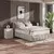Boxspring Krevet Nobu 140/200 cm , sivobraon