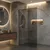 Stena za prhanje Rea Flexi Grey/Brush Copper 130