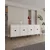 Hanah Home Konzola Yuka 150, 150x75x32 cm, Bela