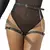 Subblime Fetish Leather Belt Harness Black