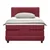 Boxspring Krevet Dixon 100/200 cm , boja crnog vina