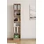 Hanah Home polica za knjige Bili5 40, 40 cm, hrast Sonoma