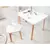 Hanah Home Dečija stolica Bunny Chair, 30x30x25, Bela