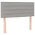vidaXL Box spring postelja z vzmetnico svetlo siva 90x200 cm blago
