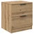 Noćni ormar s ladicama 2 pcs Umjetnički hrast 45 x 39 x 50cm