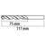 Vrtalnik Baildon BASIC DIN 338 RN NWKa 8 mm, HSS (S), 117-75 mm, večkratnik 10 70108001