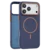 Leather Grip MagSafe maska za iPhone 17 Pro Max - Plava