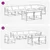 Set vanjskih sofa s jastukom 8 pcs Prirodna i krem