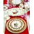 Set of 2 teacups with saucers, porcelain, 110 ml, Nostalgic Christmas
