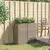 Vrtne sadilice 2 kom siva 40 x 40 x 80 cm od poliratana